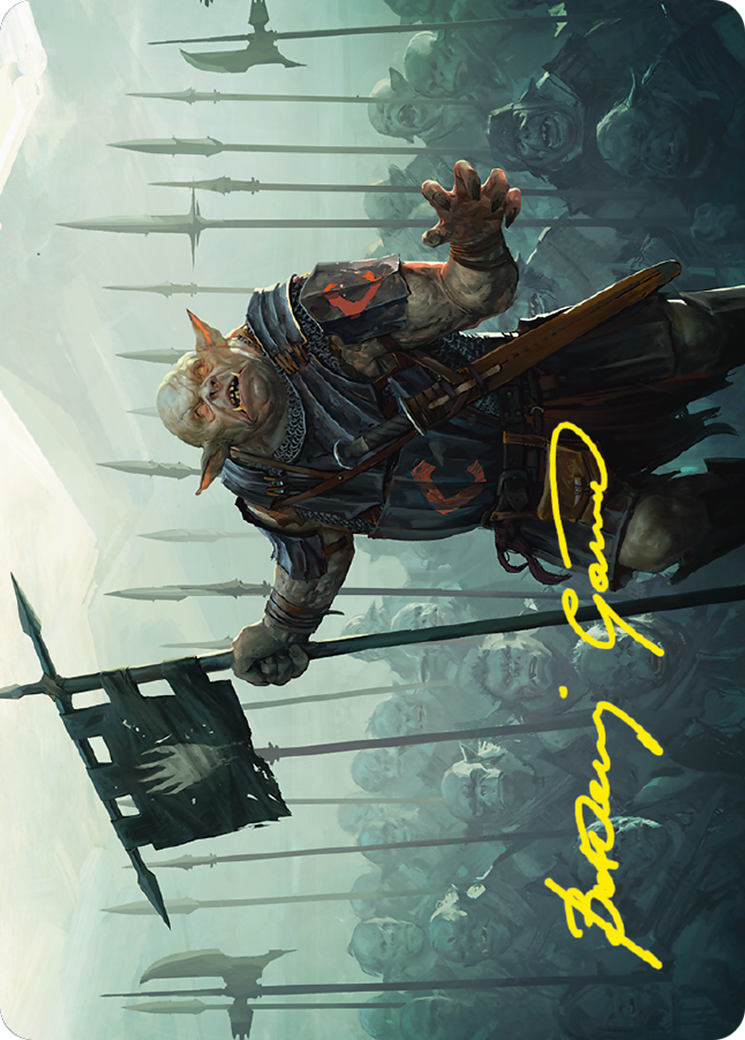 Uglúk of the White Hand // Uglúk of the White Hand (ALTR-027) (Borderless) [Tales of Middle-earth Art Series]