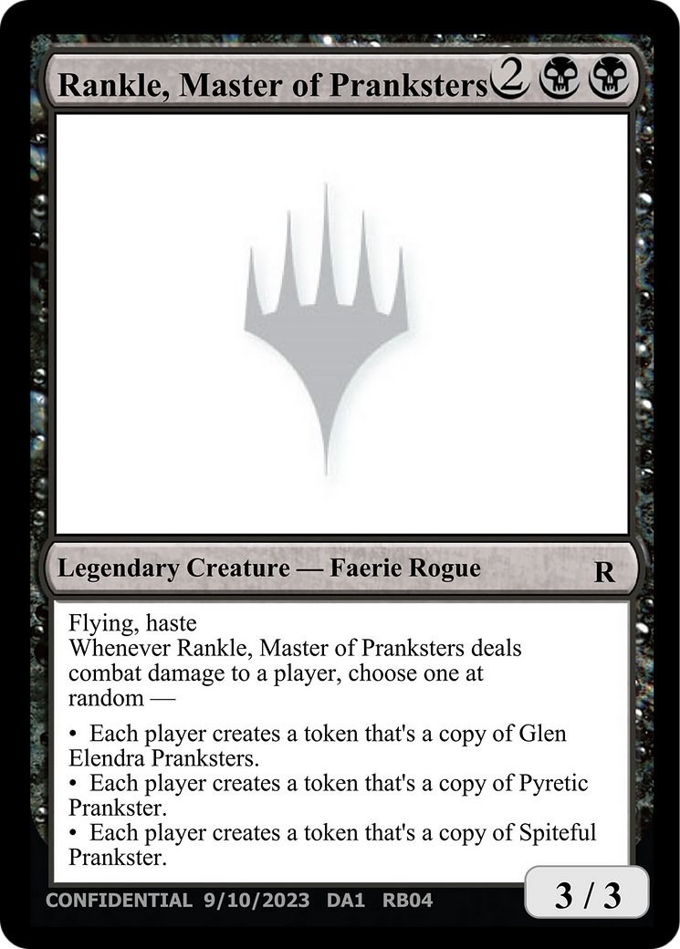 Rankle, Master of Pranksters (UNK-RB04E) [Unknown Event]