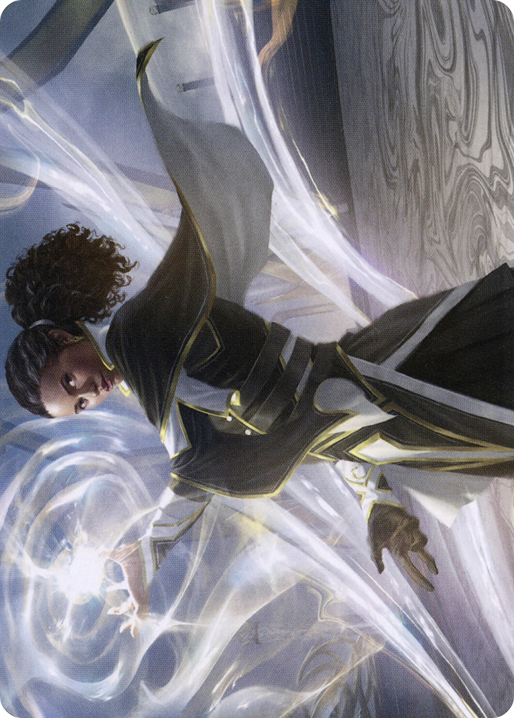 Clever Lumimancer // Clever Lumimancer (ASTX-002) (Borderless) [Strixhaven Art Series] Foil