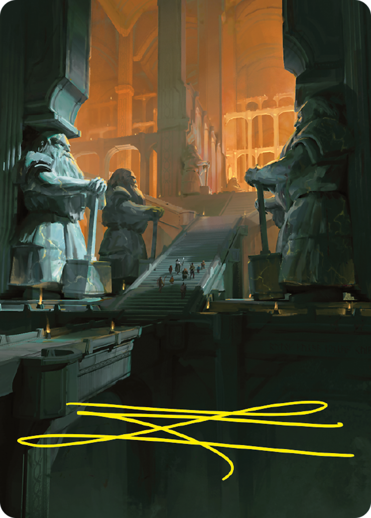 Mines of Moria // Mines of Moria (ALTR-056) (Borderless) [Tales of Middle-earth Art Series] Foil