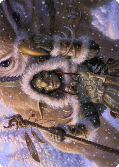 Owlbear Shepherd // Owlbear Shepherd (ACLB-035) (Borderless) [Battle for Baldur's Gate Art Series]