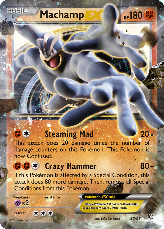 Machamp EX (37/98) [XY: Origines Antiques]