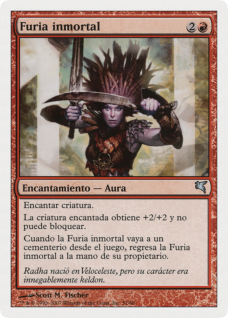 Undying Rage (Spanish) - "Furia inmortal" (PSAL-I51) [Salvat 2005]