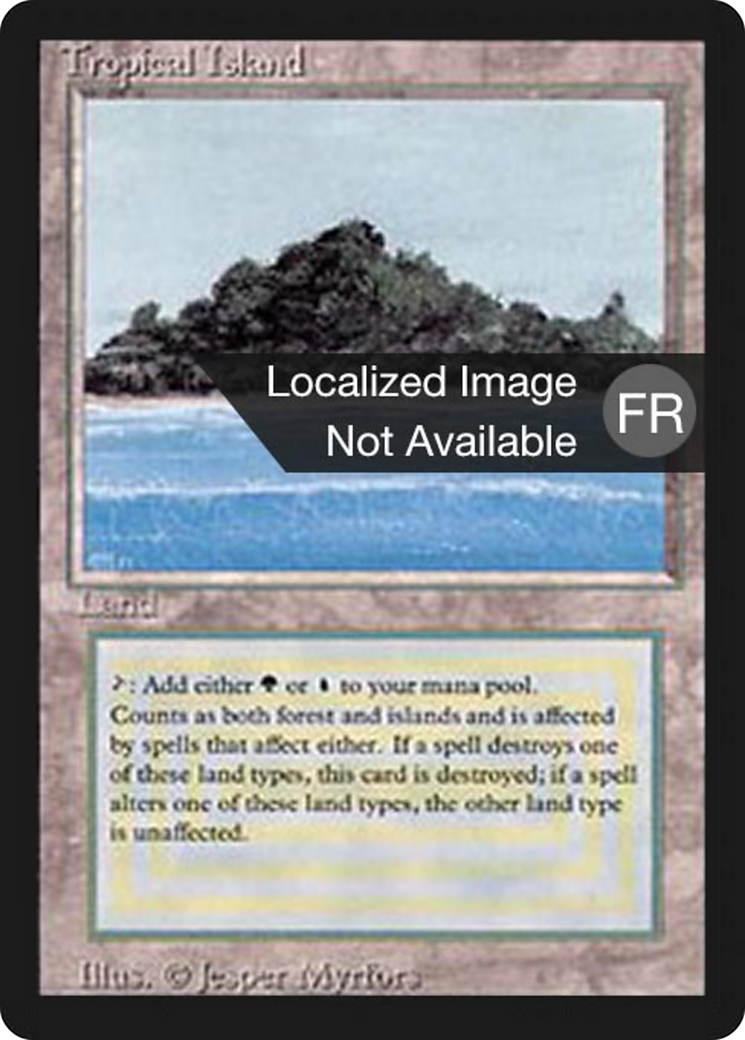 Tropical Island (FBB-288) [Foreign Black Border]