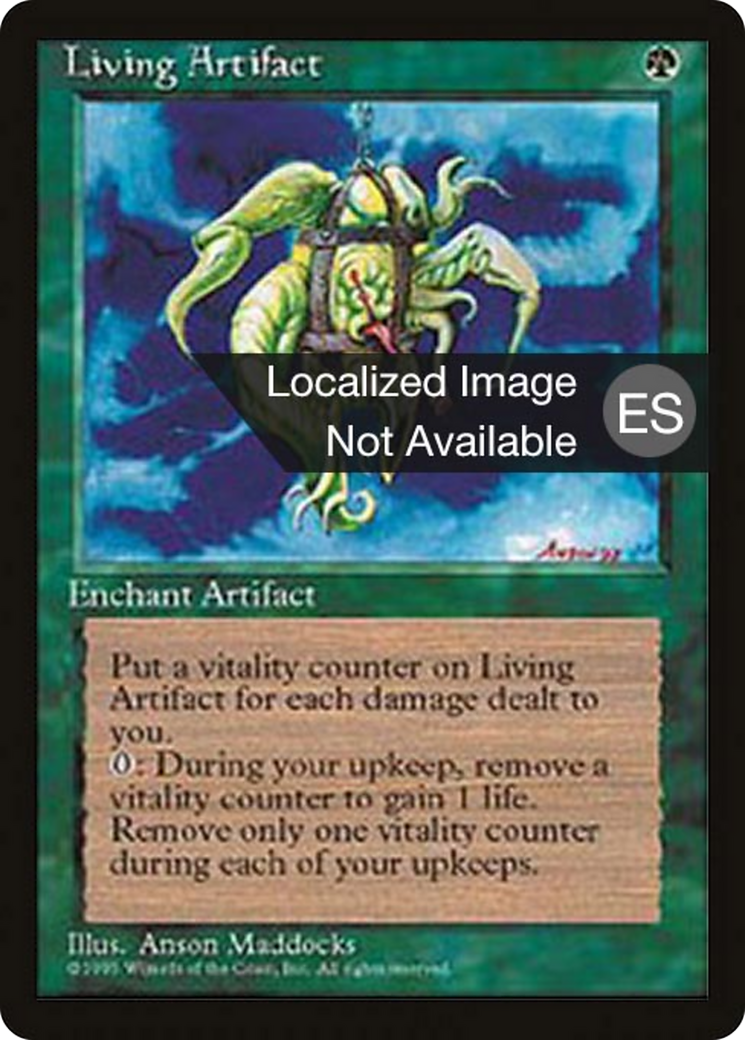 Living Artifact (4BB-259) [Fourth Edition Foreign Black Border]