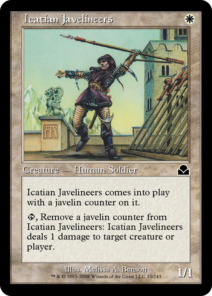 Icatian Javelineers (ME2-015) [Masters Edition II] Foil