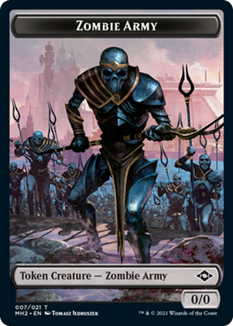 Zombie Army (TMH2-007) [Modern Horizons 2 Tokens]