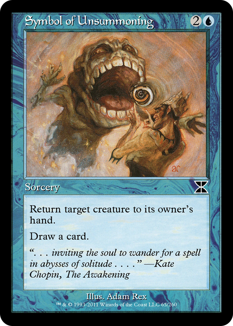Symbol of Unsummoning (ME4-065) [Masters Edition IV] Foil