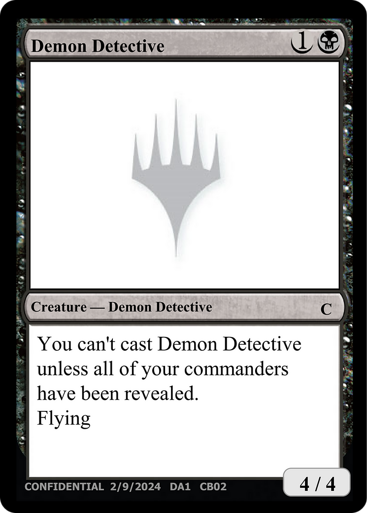 Demon Detective (UNK-CB02A) [Unknown Event]