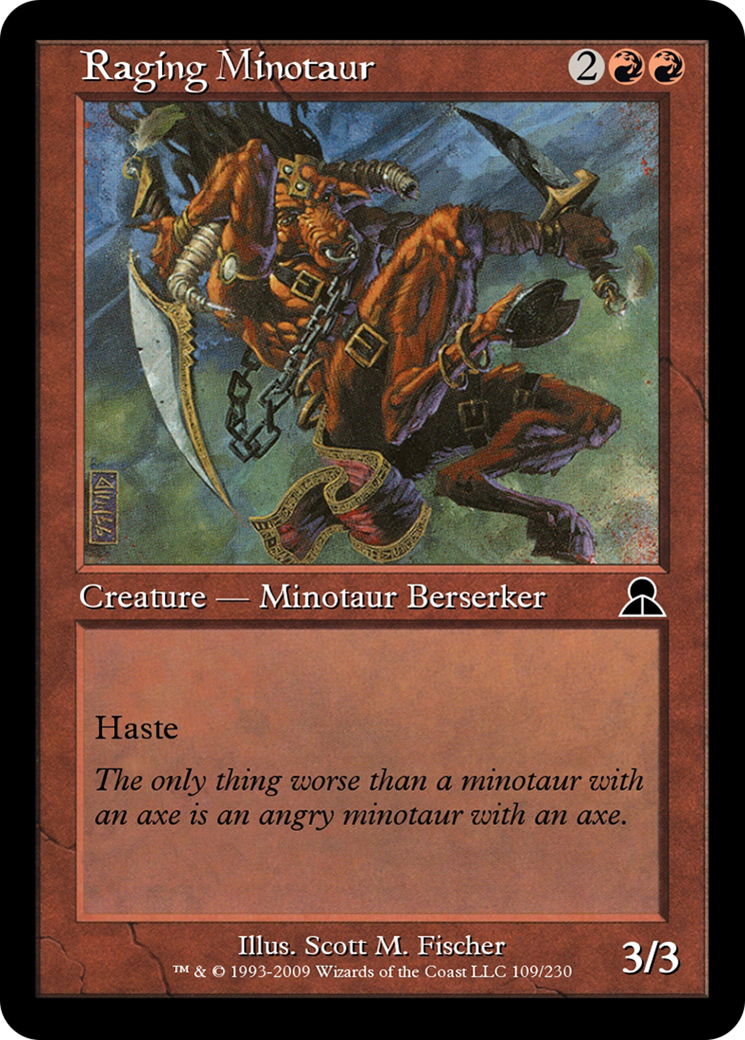 Raging Minotaur (ME3-109) [Masters Edition III]