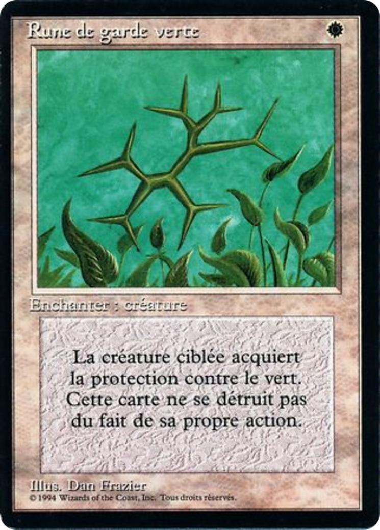 Green Ward (FBB-020) [Foreign Black Border]
