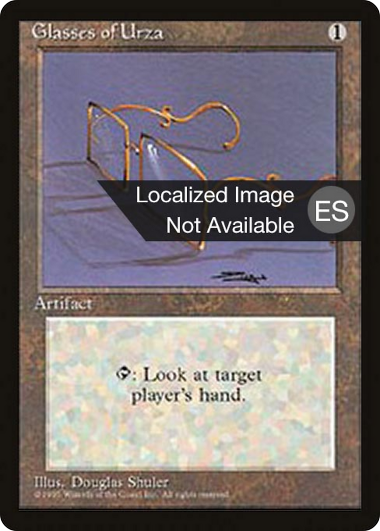Glasses of Urza (4BB-321) [Fourth Edition Foreign Black Border]