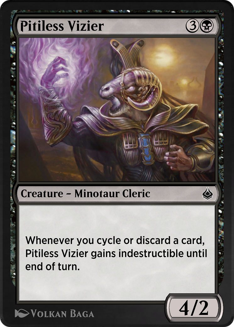 Pitiless Vizier (AKR-119) [Amonkhet Remastered]