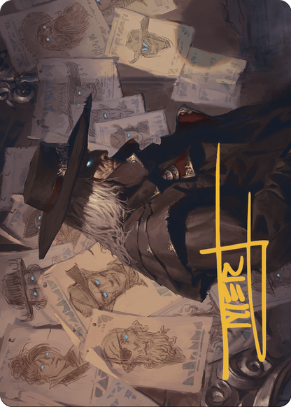 Lazav, Familiar Stranger // Lazav, Familiar Stranger (AOTJ-025) (Borderless) [Outlaws of Thunder Junction Art Series] Foil