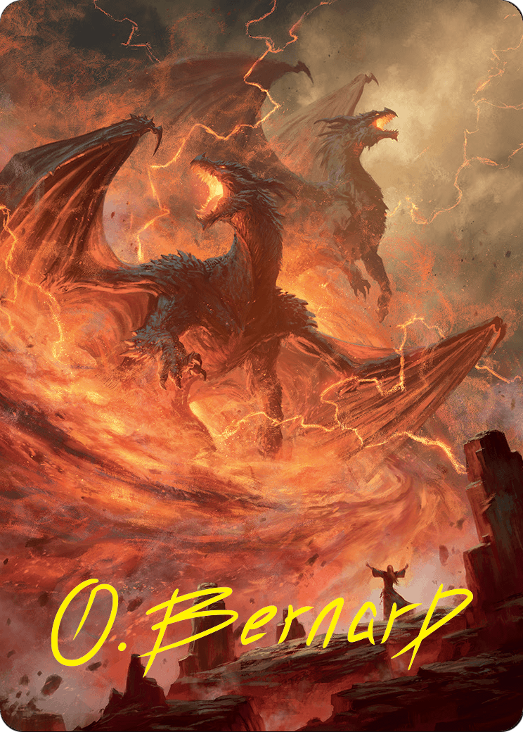 Rite of the Dragoncaller // Rite of the Dragoncaller (AFDN-038) (Borderless) [Foundations Art Series] Foil