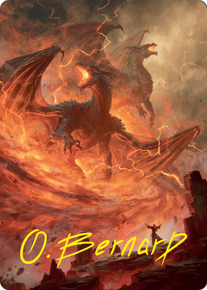 Rite of the Dragoncaller // Rite of the Dragoncaller (AFDN-038) (Borderless) [Foundations Art Series] Foil