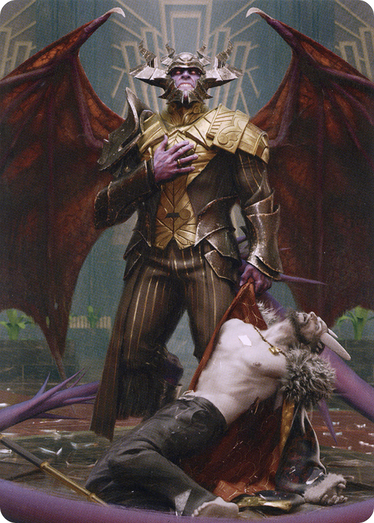 Ob Nixilis, the Adversary // Ob Nixilis, the Adversary (ASNC-031) (Borderless) [New Capenna Art Series]