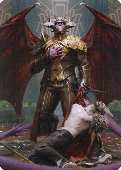 Ob Nixilis, the Adversary // Ob Nixilis, the Adversary (ASNC-031) (Borderless) [New Capenna Art Series] Foil