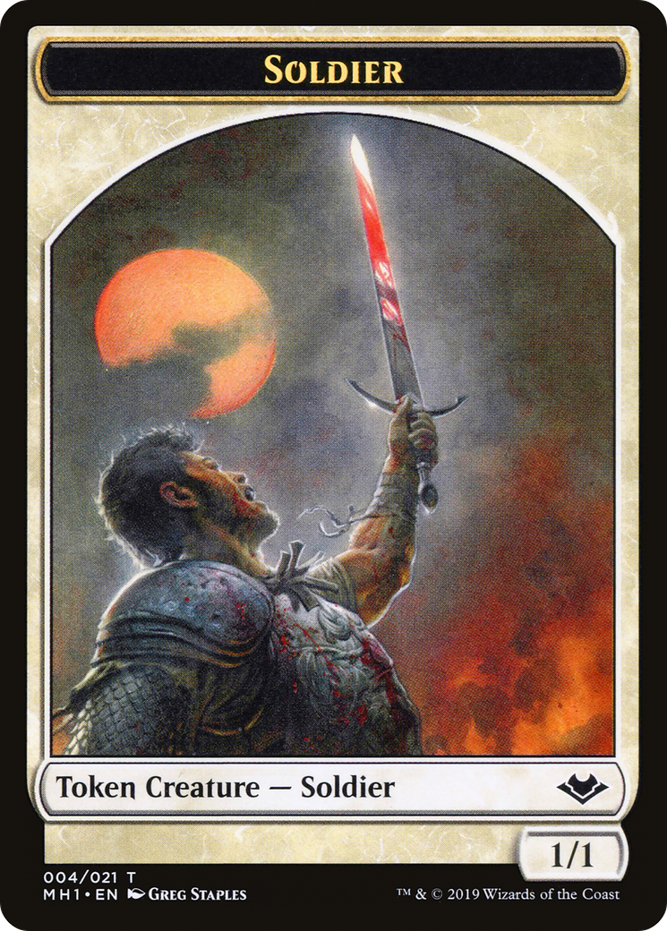 Soldier (TMH1-004) [Modern Horizons Tokens] Foil