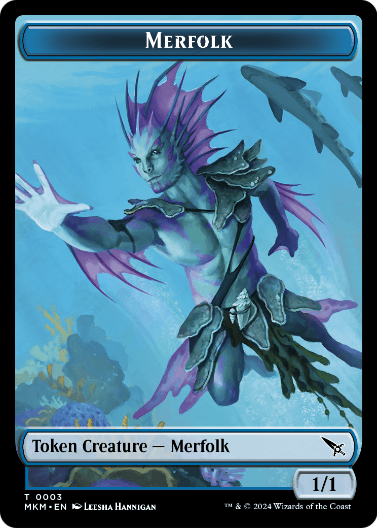 Merfolk (TMKM-003) [Murders at Karlov Manor Tokens]
