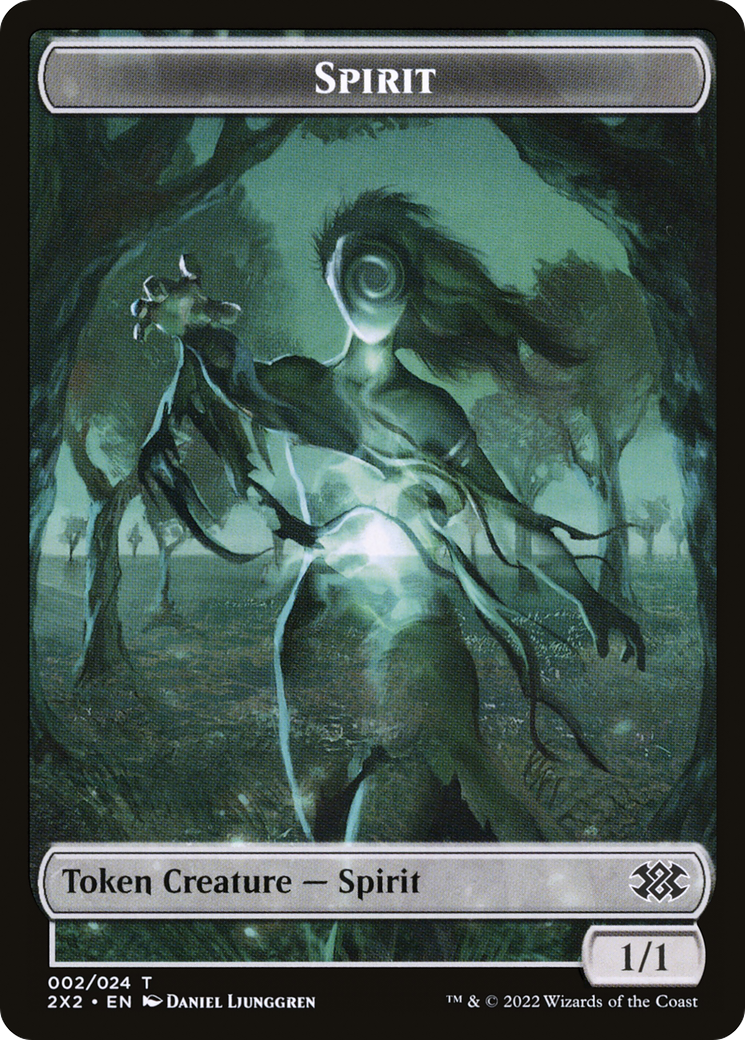 Spirit (T2X2-002) [Double Masters 2022 Tokens] Foil