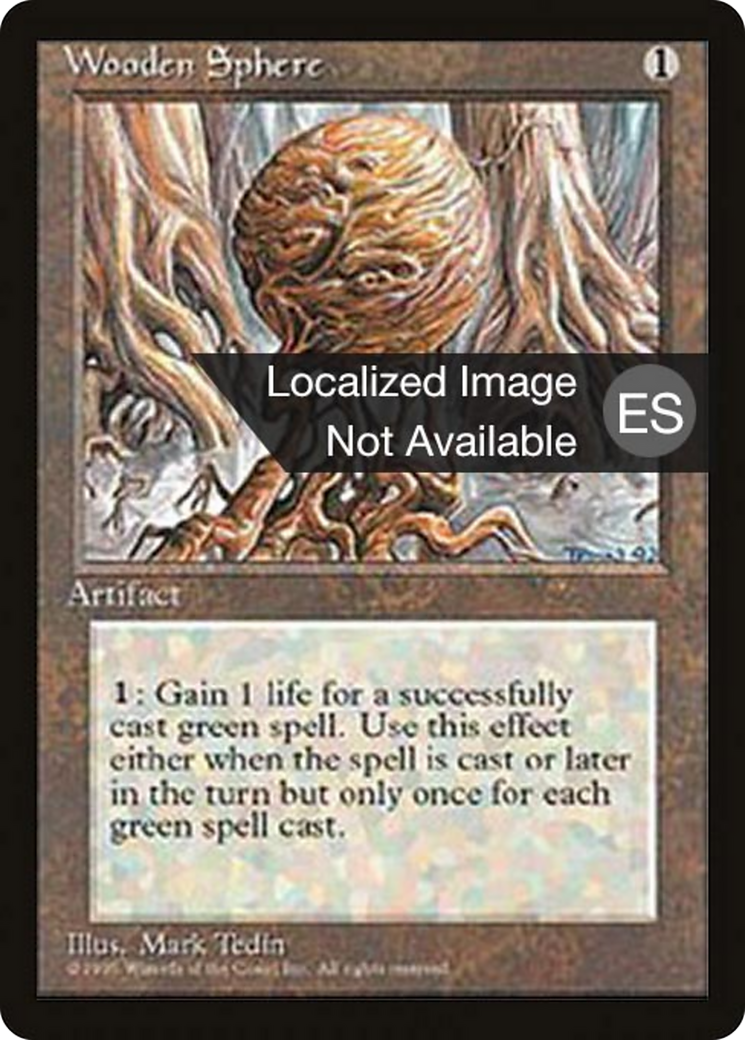 Wooden Sphere (4BB-359) [Fourth Edition Foreign Black Border]