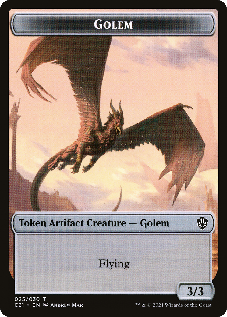 Golem (TC21-025) [Commander 2021 Tokens]
