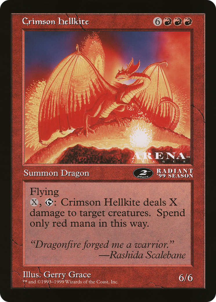 Crimson Hellkite (OLEP-080) [Oversized League Prizes]
