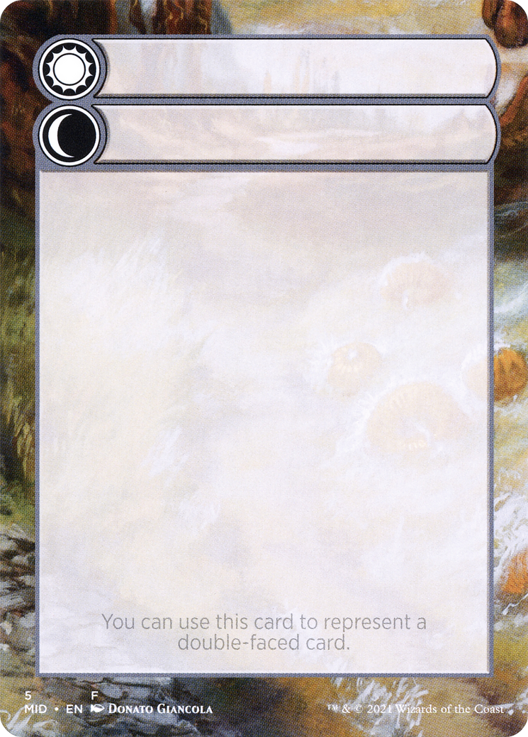 Double-Faced Substitute Card (SMID-005) (Borderless) [Innistrad: Midnight Hunt Substitute Cards]