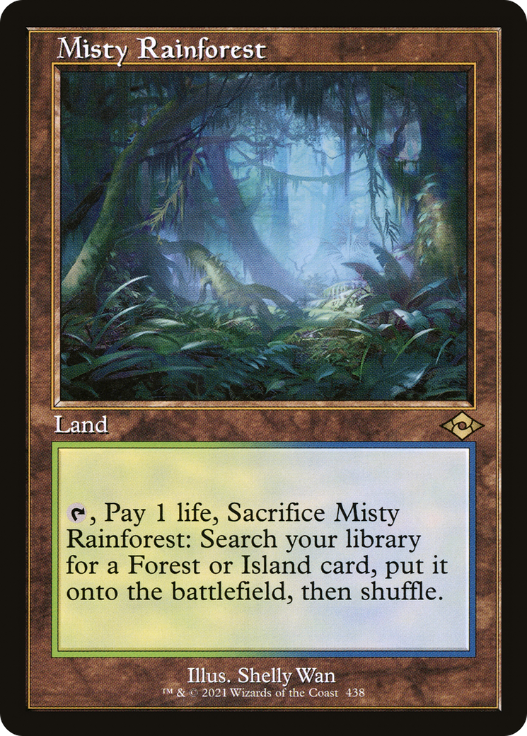 Misty Rainforest (Retro Frame) (Foil Etched) (MH2-438) [Modern Horizons 2] Foil