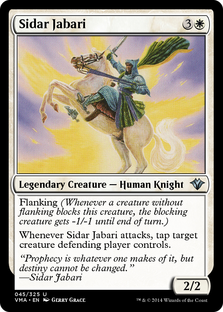 Sidar Jabari (VMA-045) [Vintage Masters]
