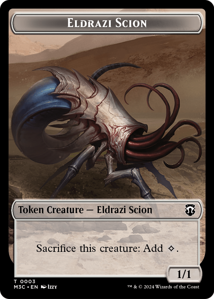 Eldrazi Scion (TM3C-003) [Modern Horizons 3 Commander Tokens]