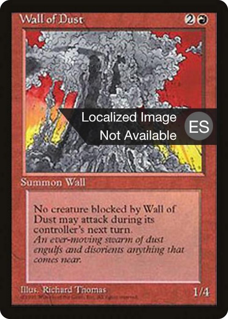 Wall of Dust [Fourth Edition Foreign Black Border]