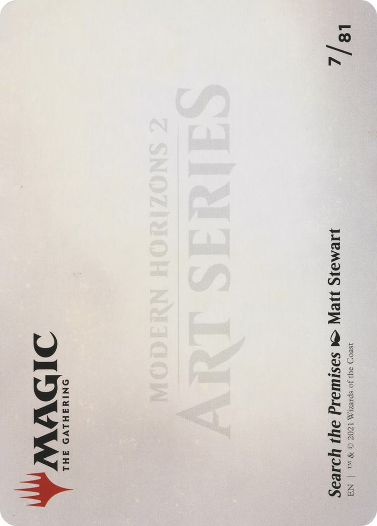 Search the Premises // Search the Premises (AMH2-007) (Borderless) [Modern Horizons 2 Art Series]