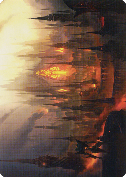 Mishra's Foundry // Mishra's Foundry (ABRO-046) (Borderless) [The Brothers' War Art Series]