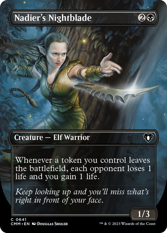Lame-nuit de Nadier (Illustration alternative sans bordure) [Commander Masters]