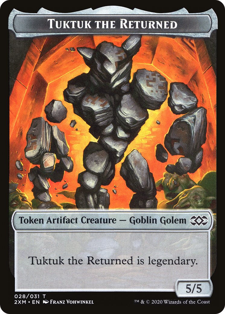 Tuktuk the Returned (T2XM-028) [Double Masters Tokens] Foil
