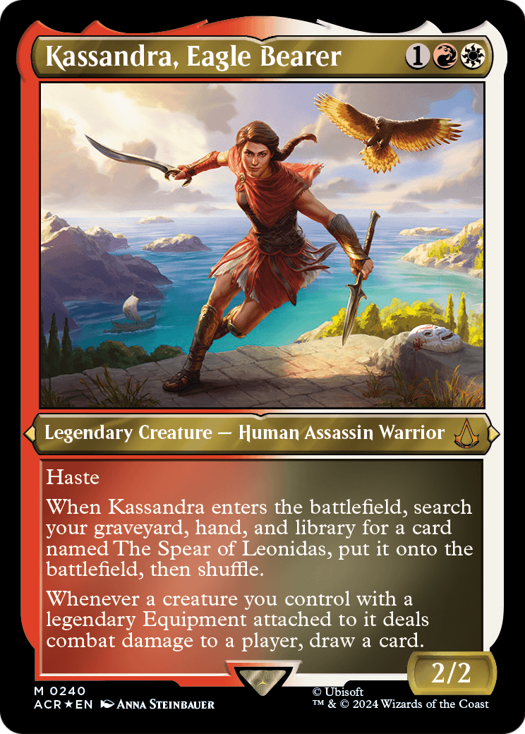 Kassandra, Eagle Bearer (Foil Etched) (ACR-240) [Assassin's Creed]
