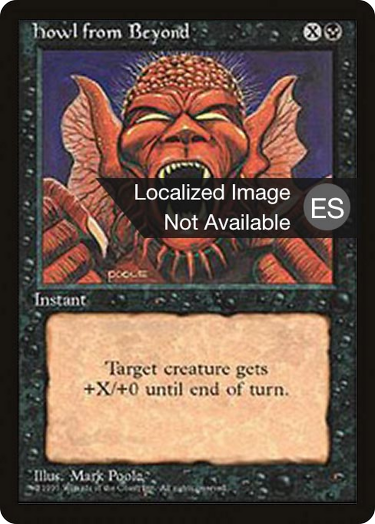 Howl from Beyond [Fourth Edition Foreign Black Border]