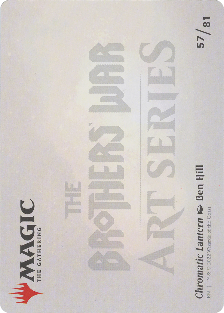Chromatic Lantern // Chromatic Lantern (ABRO-057) (Borderless) [The Brothers' War Art Series] Foil