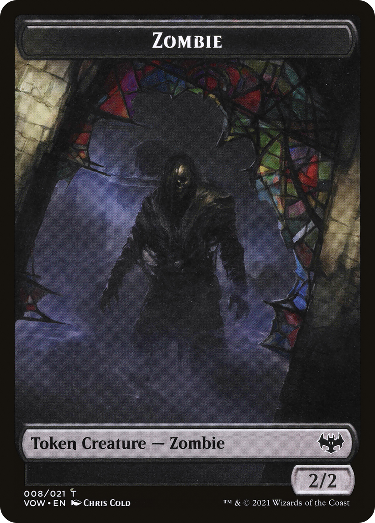 Zombie (TVOW-008) [Innistrad: Crimson Vow Tokens]