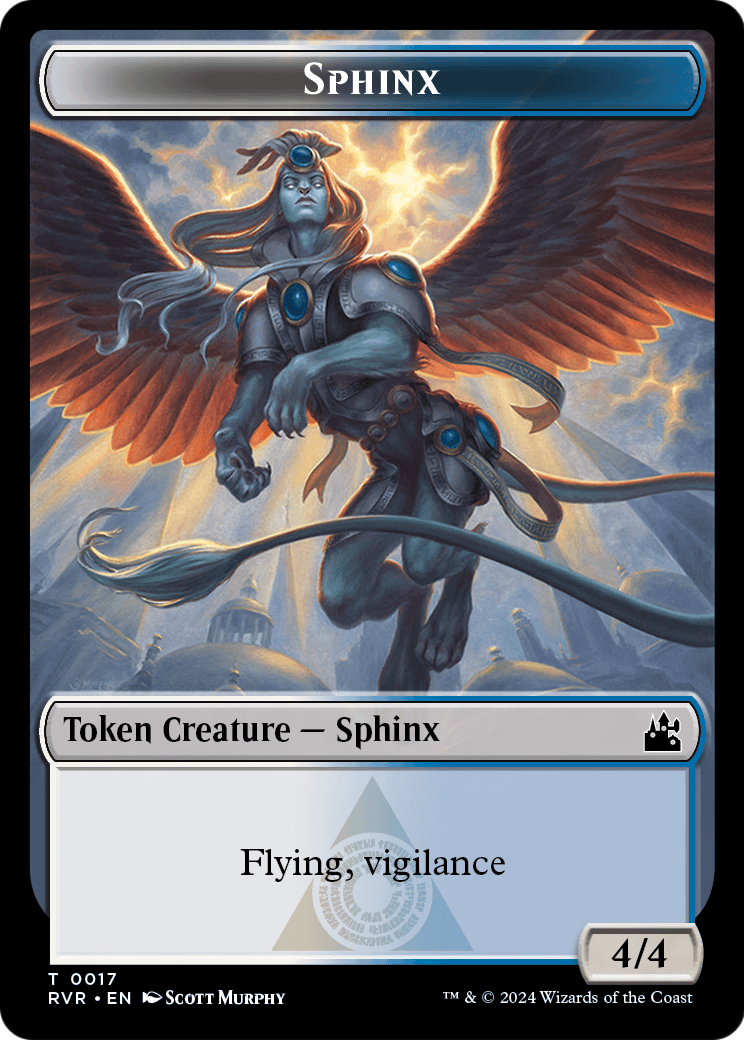 Sphinx (TRVR-017) [Ravnica Remastered Tokens]