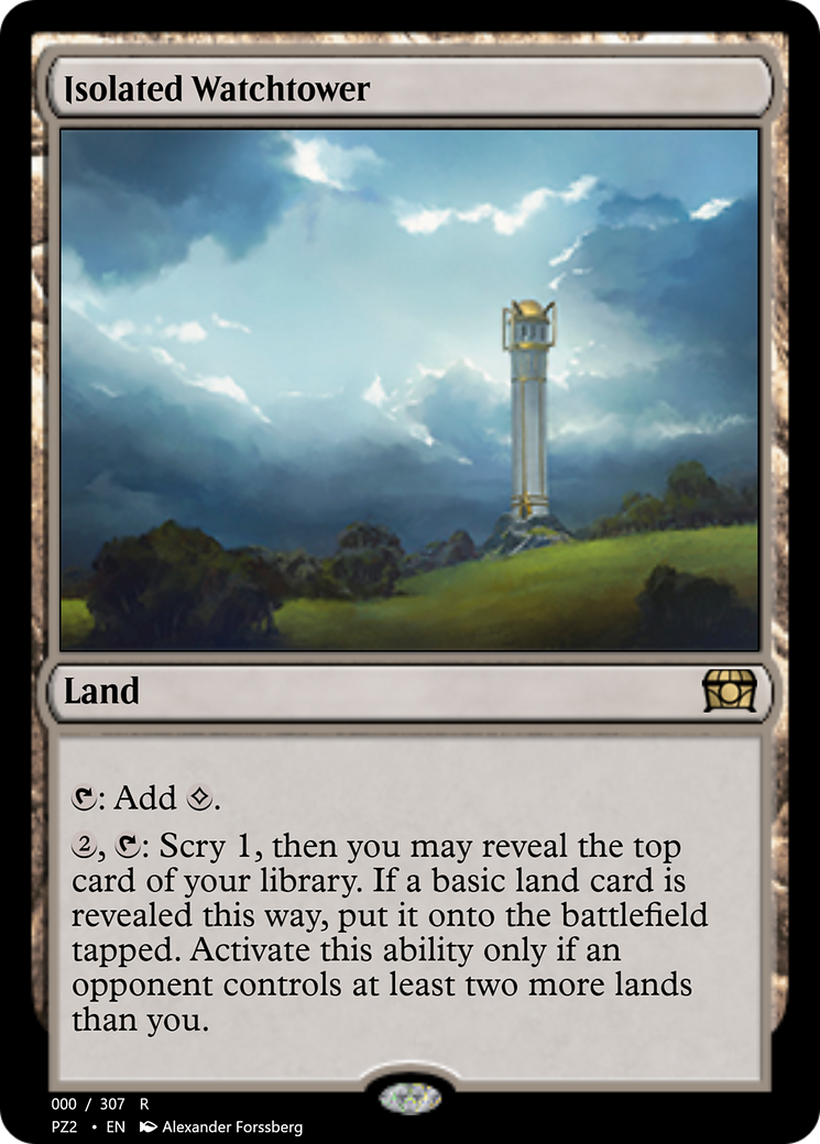 Isolated Watchtower (PZ2-70707) [Treasure Chest] Foil