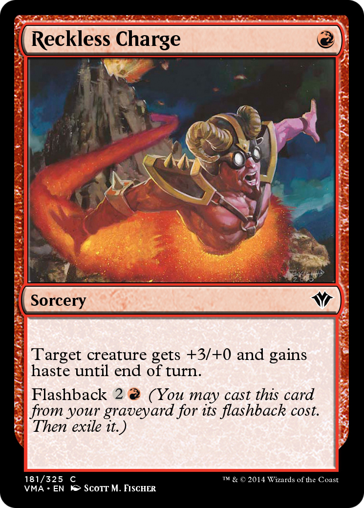 Reckless Charge (VMA-181) [Vintage Masters]