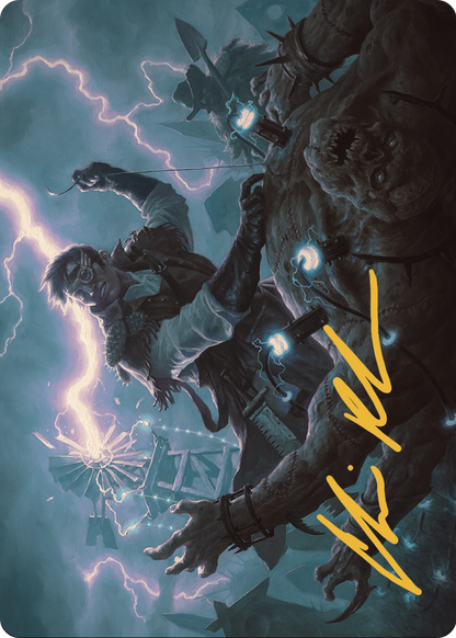 Geralf, the Fleshwright // Geralf, the Fleshwright (AOTJ-005) (Borderless) [Outlaws of Thunder Junction Art Series]
