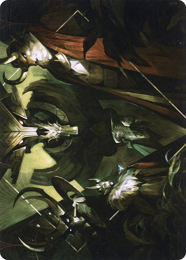 Meeting of the Five // Meeting of the Five (ASNC-030) (Borderless) [New Capenna Art Series] Foil