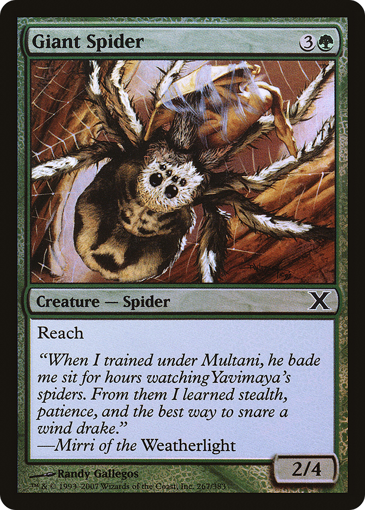 Giant Spider (10E-267★) [Tenth Edition] Foil
