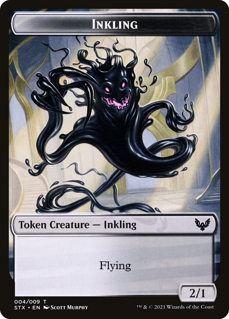 Inkling Token (STX-004) [Strixhaven: School of Mages Tokens] Foil