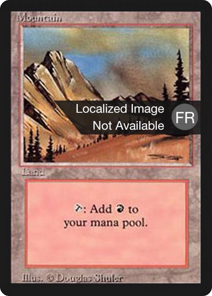 Mountain (C) (FBB-292) [Foreign Black Border]