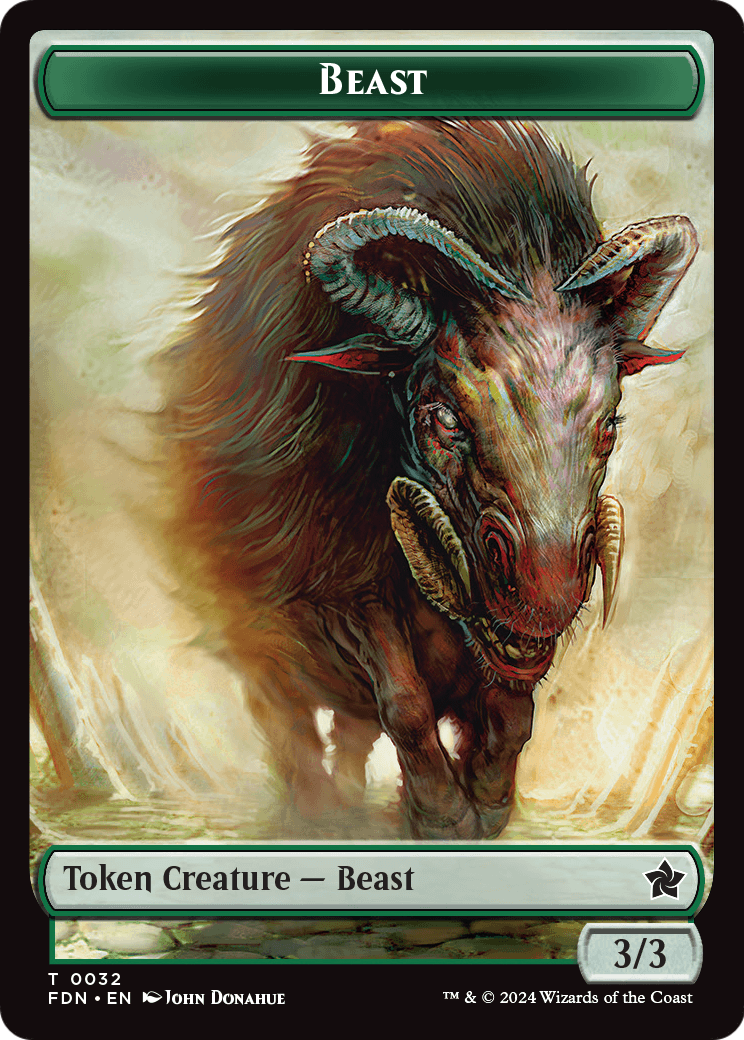 Beast (TFDN-032) [Foundations Tokens] Foil